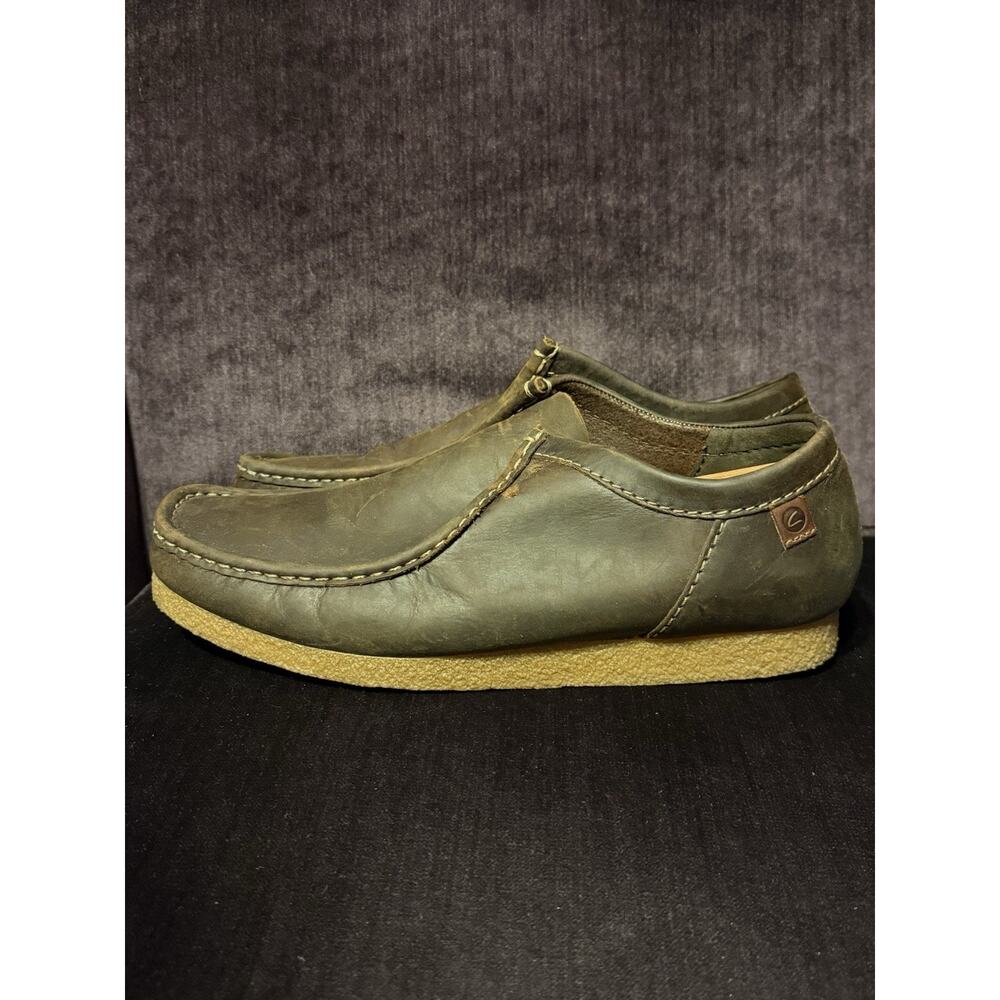 Clarks Wallabees Men's Size 12M Shoes Brown Leather Comfort Casual Chukka Boots